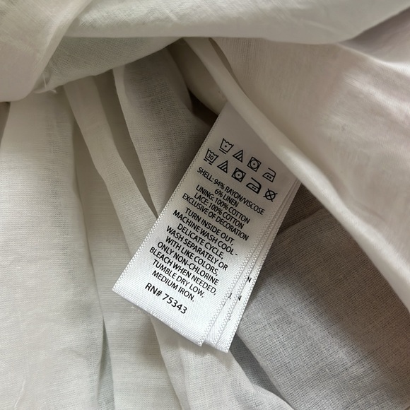 Tahari Toddler Girl Linen Rainbow Summer Dress 3T 4T 5T - Picture 4 of 5